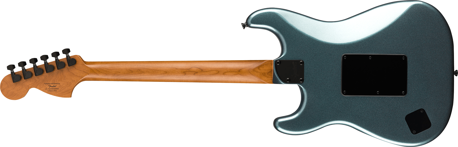 Squier Strat Contemporary Hh Fr Mn - Gunmetal Metallic - E-Gitarre in Str-Form - Variation 1