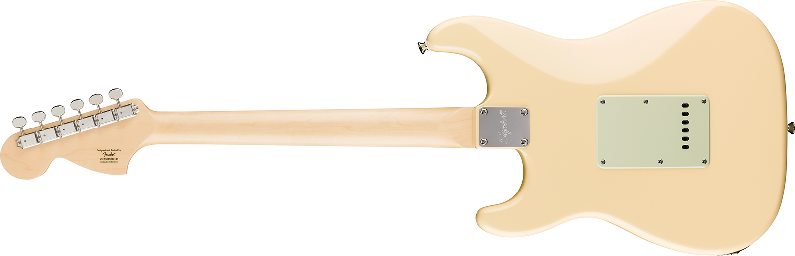 Squier Strat Deluxe Paranormal Hs Trem Lau - Vintage White - E-Gitarre in Str-Form - Variation 1