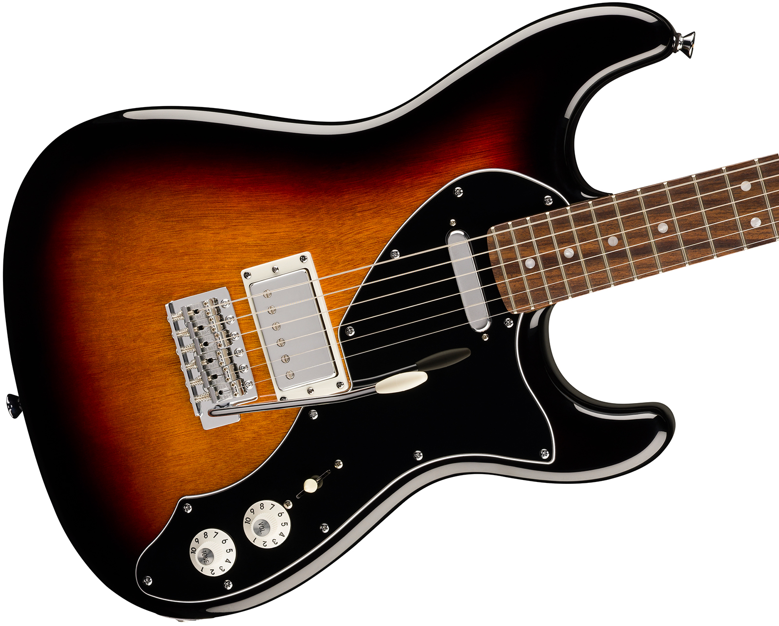 Squier Strat Deluxe Paranormal Hs Trem Lau - 3-color Sunburst - E-Gitarre in Str-Form - Variation 2