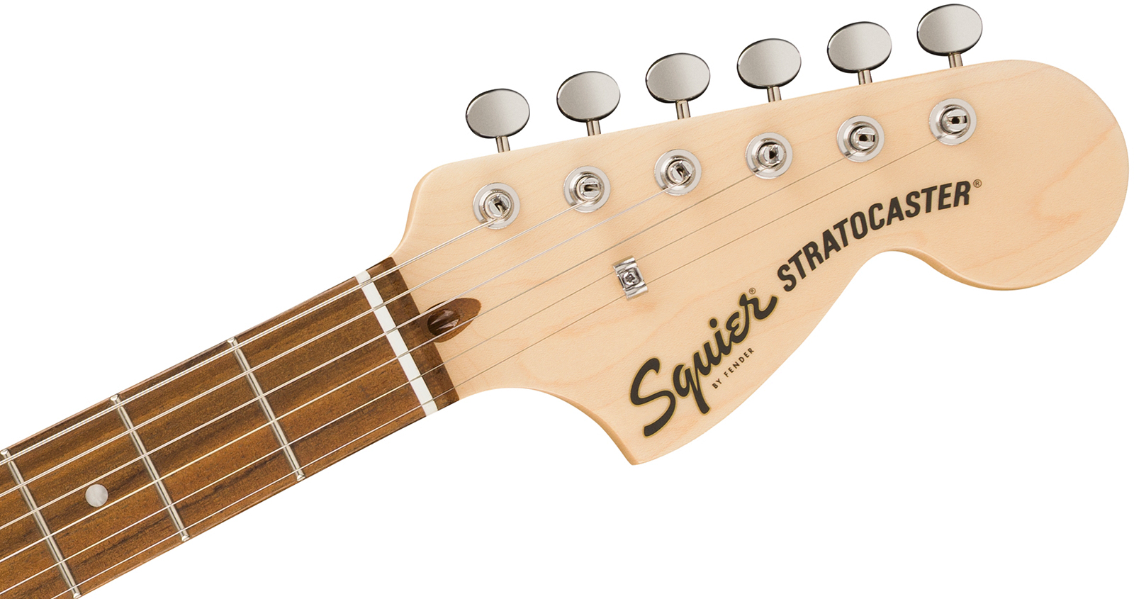 Squier Strat Deluxe Paranormal Hs Trem Lau - Vintage White - E-Gitarre in Str-Form - Variation 3