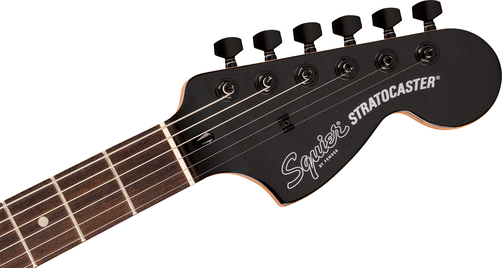 Squier Strat Hh Affinity 2h  Trem Lau - Metallic Black - E-Gitarre in Str-Form - Variation 3