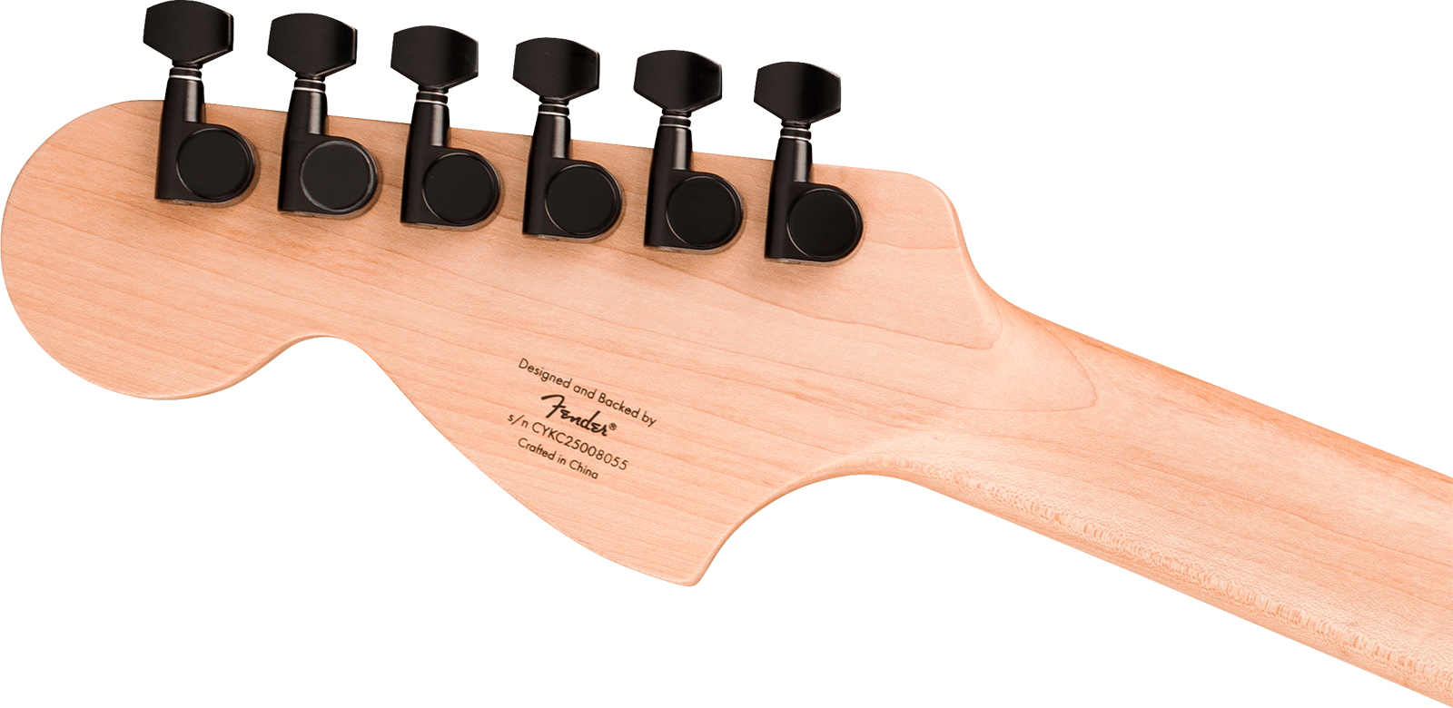 Squier Strat Hh Affinity 2h  Trem Lau - Metallic Black - E-Gitarre in Str-Form - Variation 4