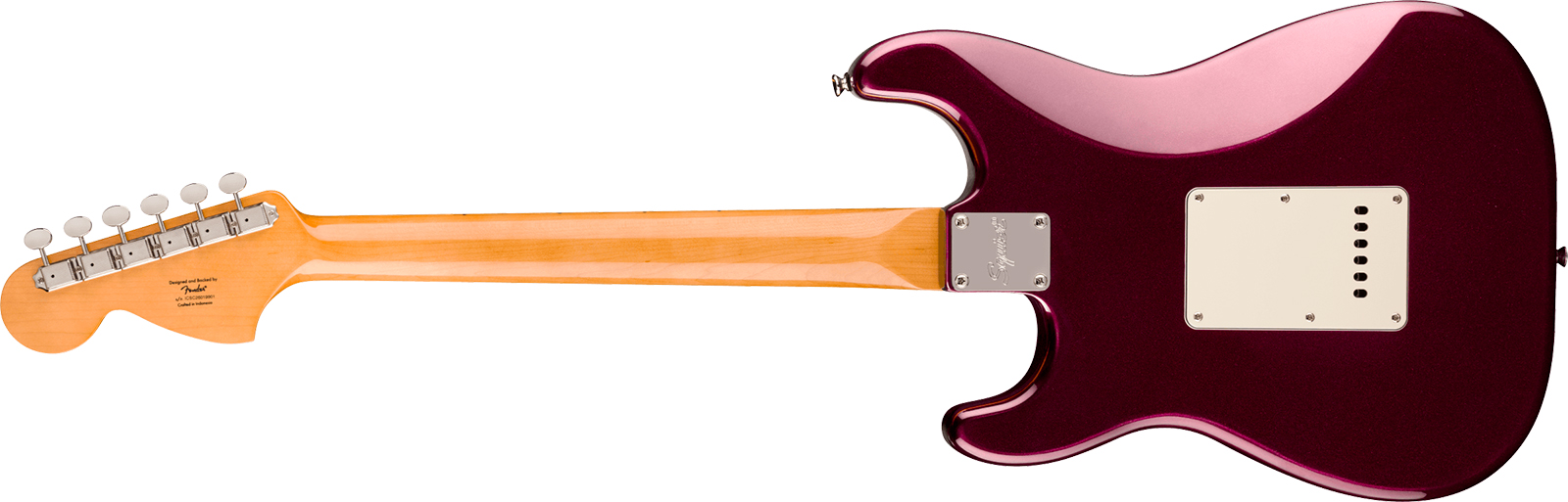 Squier Strat Hss 70s Classic Vibe Fsr Ltd Trem Mn - Oxblood - E-Gitarre in Str-Form - Variation 1