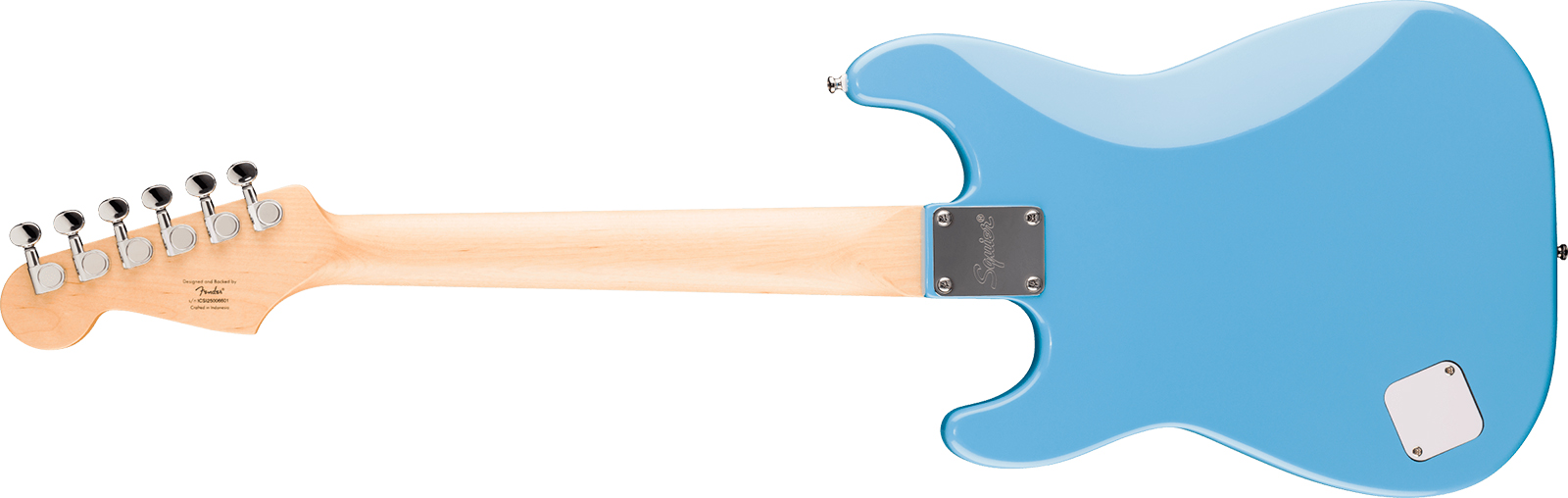 Squier Strat Mini Shsc 3s Ht Mn - California Blue - E-Gitarre für Kinder - Variation 1