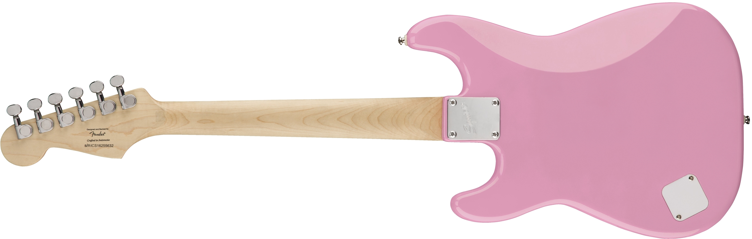 Squier Strat Mini V2 Sss Ht Rw - Pink - E-Gitarre für Kinder - Variation 1