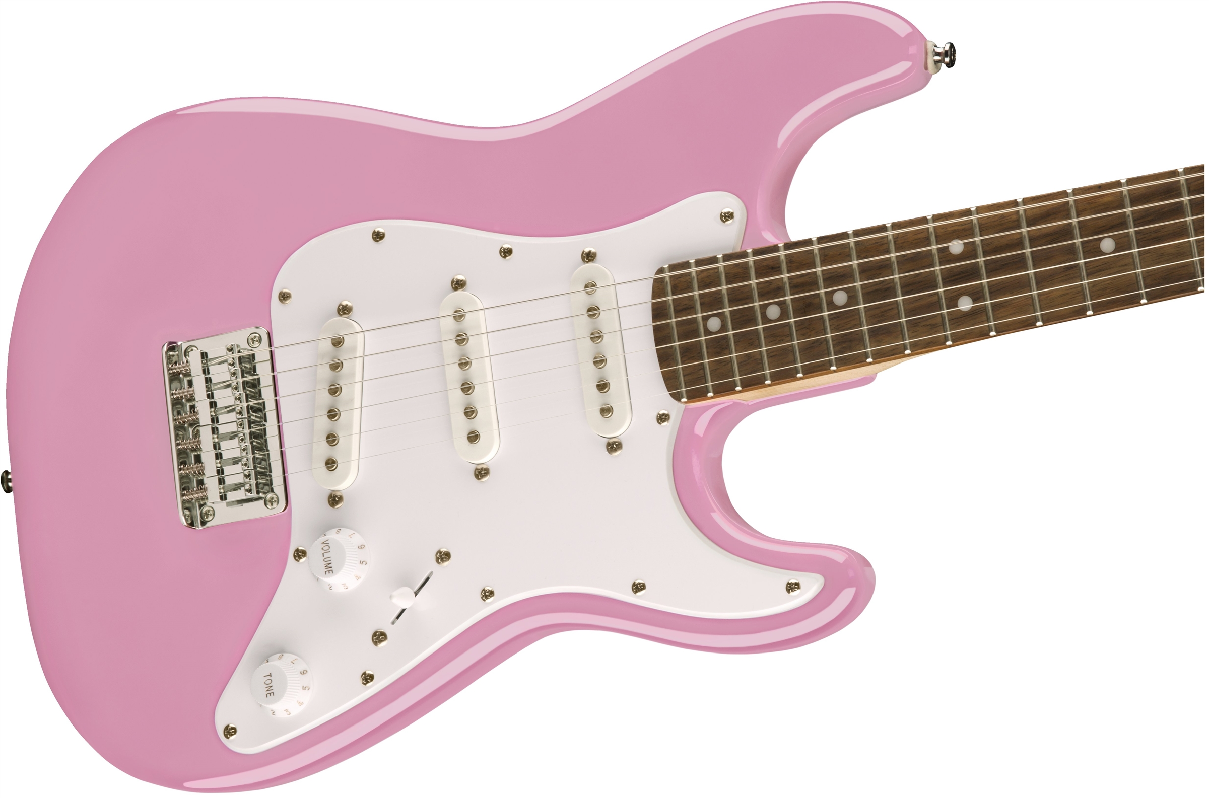 Squier Strat Mini V2 Sss Ht Rw - Pink - E-Gitarre für Kinder - Variation 2