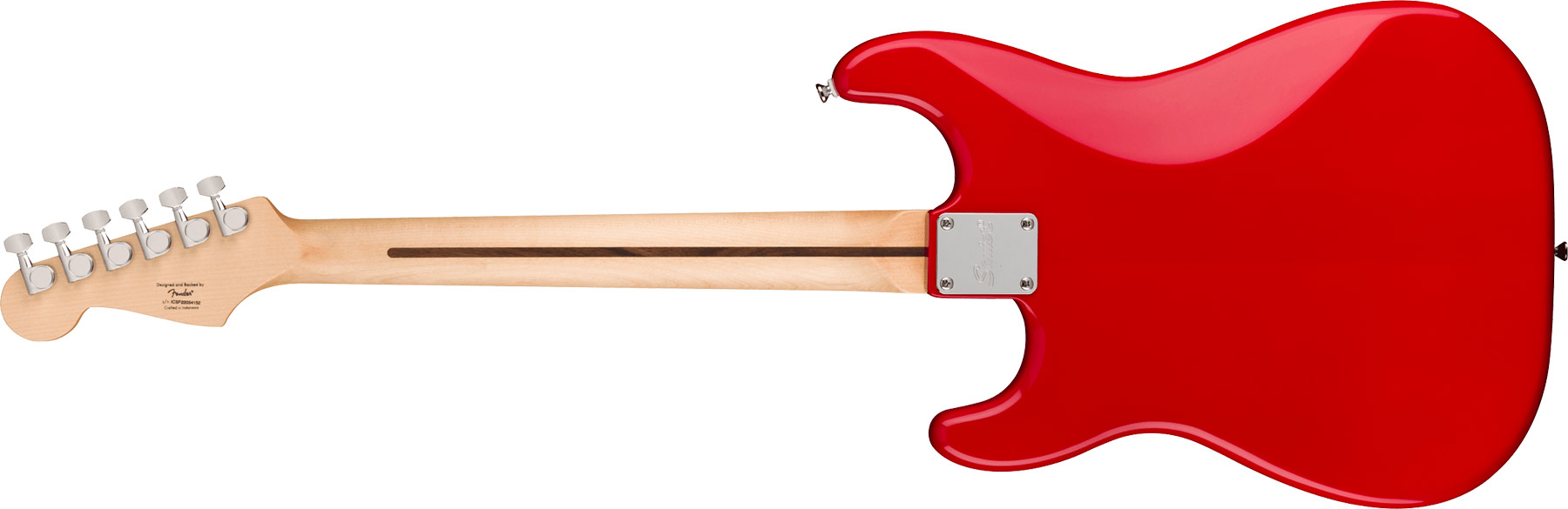 Squier Strat Sonic Hardtail 3s Ht Lau - Torino Red - E-Gitarre in Str-Form - Variation 1