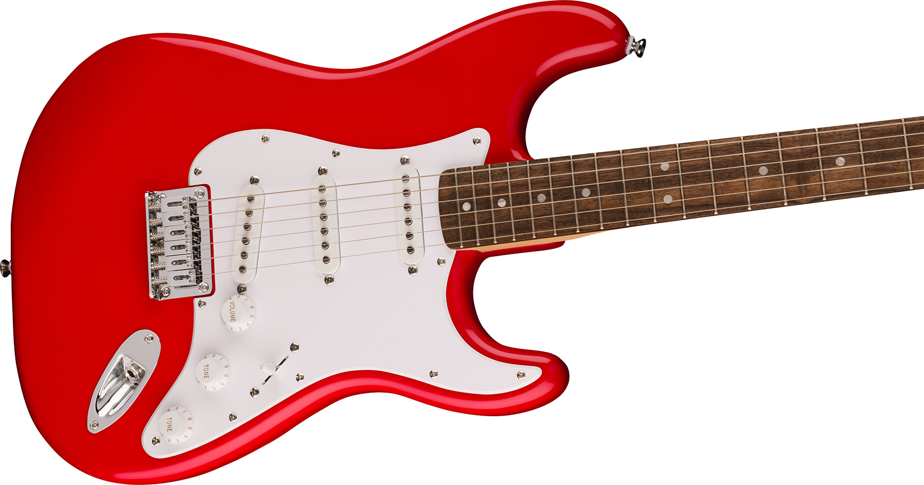 Squier Strat Sonic Hardtail 3s Ht Lau - Torino Red - E-Gitarre in Str-Form - Variation 2