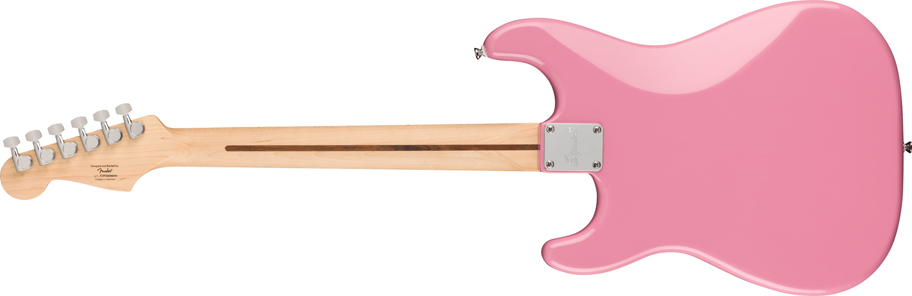 Squier Strat Sonic Hardtail H Ht Mn - Flash Pink - E-Gitarre in Str-Form - Variation 1