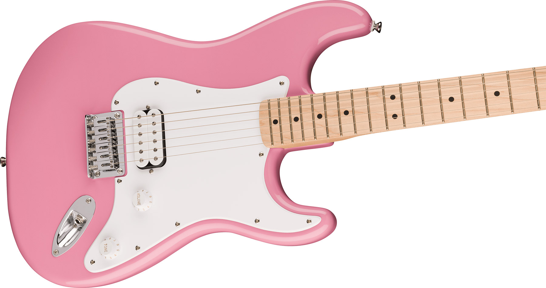 Squier Strat Sonic Hardtail H Ht Mn - Flash Pink - E-Gitarre in Str-Form - Variation 2