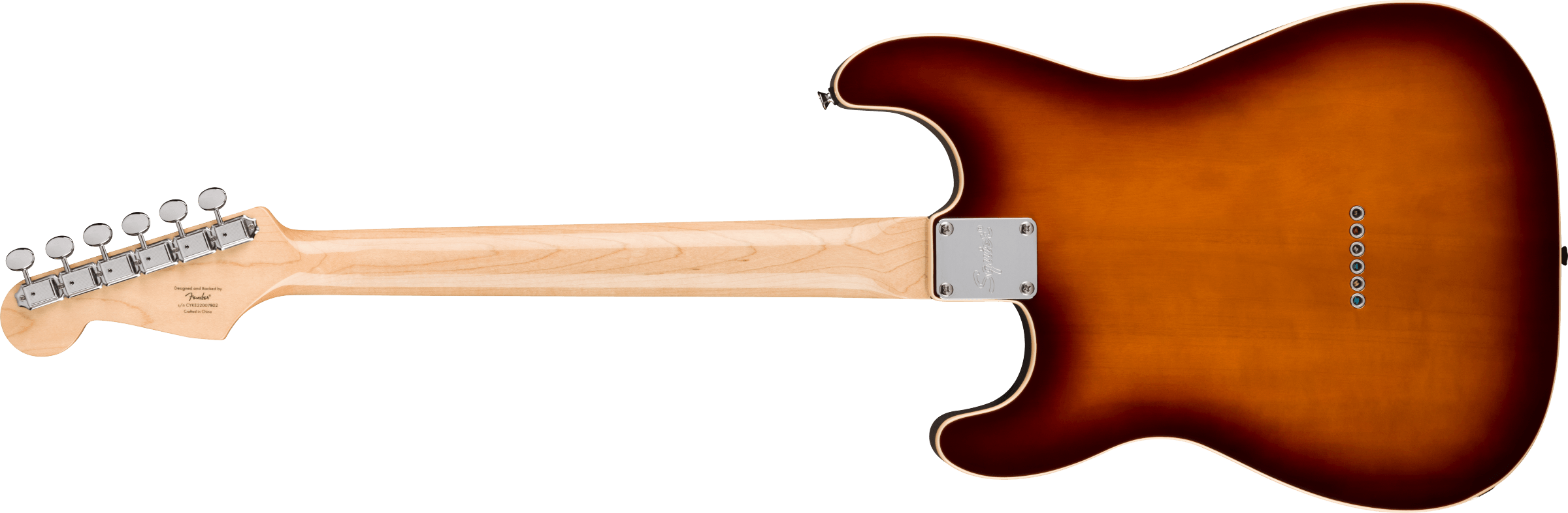 Squier Strat Custom Nashville Paranormal Series 3s Ht Lau - 2-color Sunburst - E-Gitarre in Str-Form - Variation 2