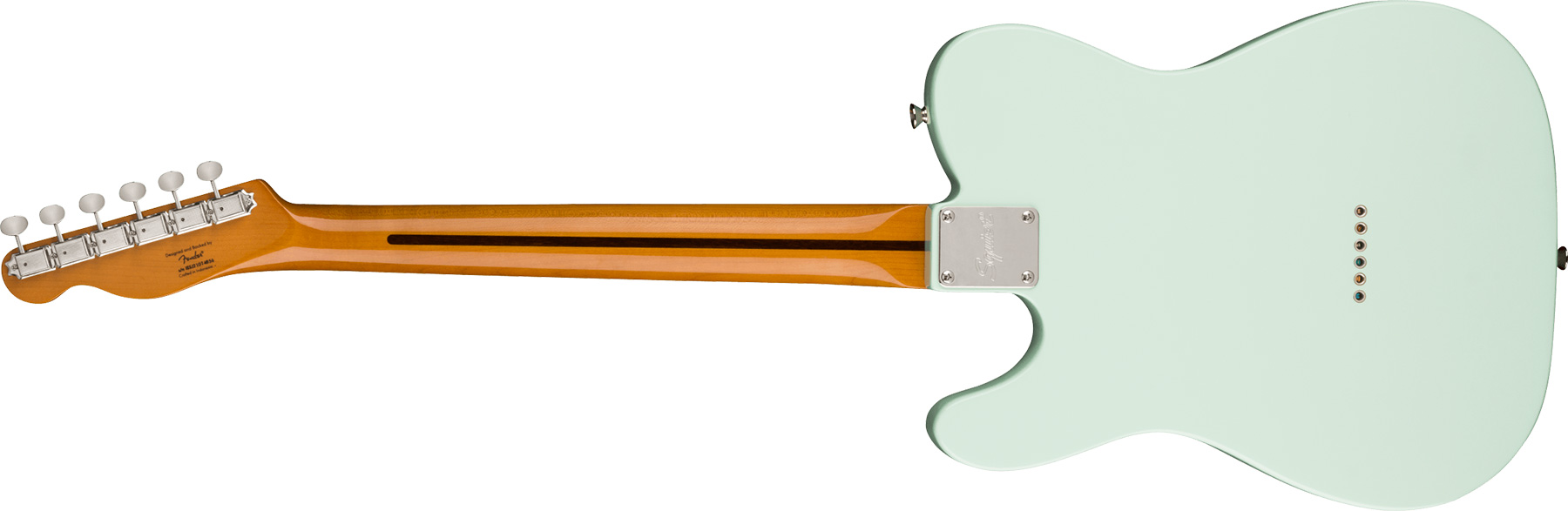 Squier Tele '50s Parchment Pickguard Classic Vibe Fsr 2s Ht Mn - Sonic Blue - E-Gitarre in Teleform - Variation 1