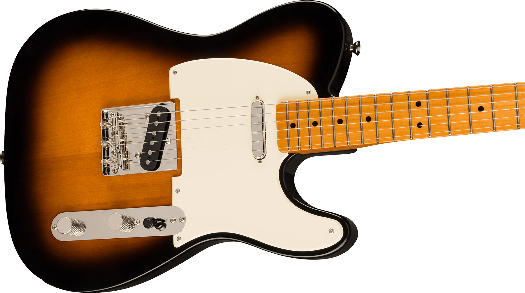 Squier Tele '50s Parchment Pickguard Classic Vibe Fsr 2s Ht Mn - 2-color Sunburst - E-Gitarre in Teleform - Variation 2
