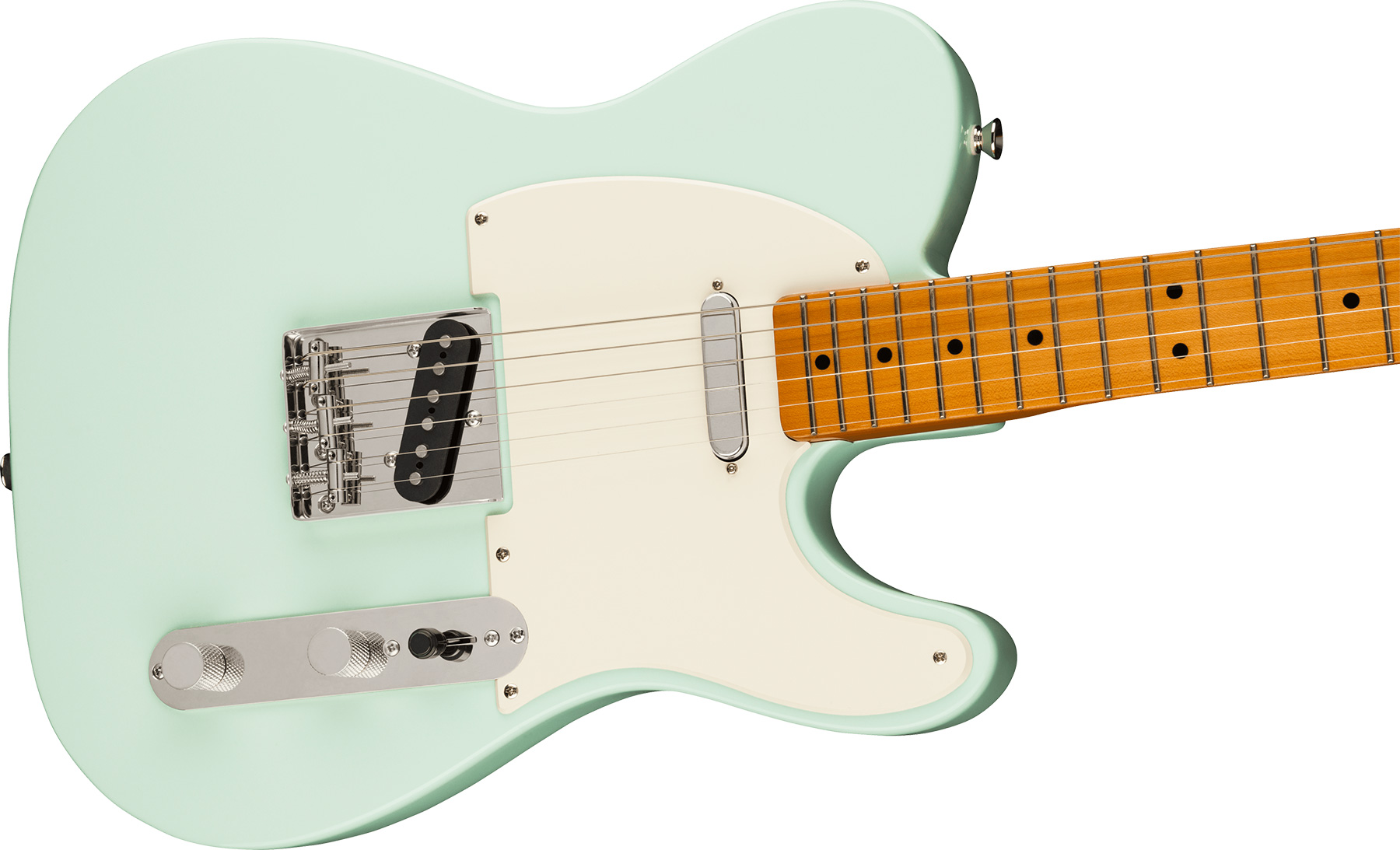 Squier Tele '50s Parchment Pickguard Classic Vibe Fsr 2s Ht Mn - Sonic Blue - E-Gitarre in Teleform - Variation 2