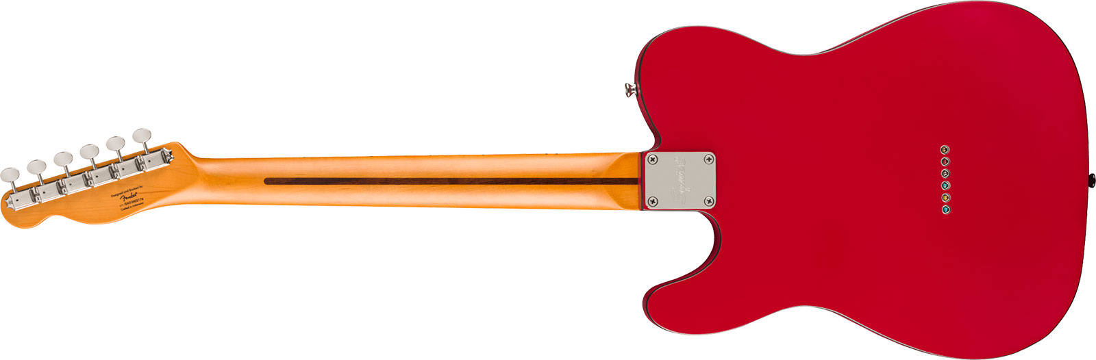 Squier Tele 60s Custom Classic Vibe Ltd 2s Ht Mn - Satin Dakota Red - E-Gitarre in Teleform - Variation 1
