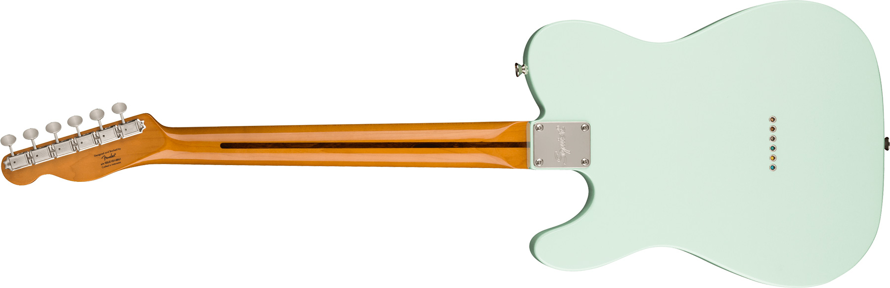Squier Tele '60s Thinline Gold Anodized Pickguard Classic Vibe Fsr 2s Ht Mn - Sonic Blue - E-Gitarre in Teleform - Variation 1