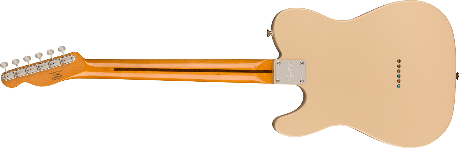 Squier Tele '60s Thinline Gold Anodized Pickguard Classic Vibe Fsr 2s Ht Mn - Desert Sand - E-Gitarre in Teleform - Variation 1