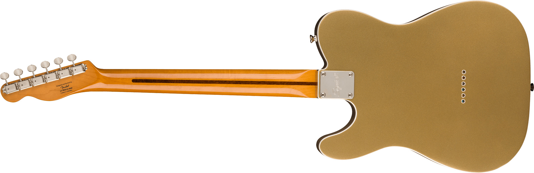 Squier Tele '60s Thinline Parchment Pickguard Classic Vibe Fsr 2s Ht Mn - Aztec Gold - E-Gitarre in Teleform - Variation 1