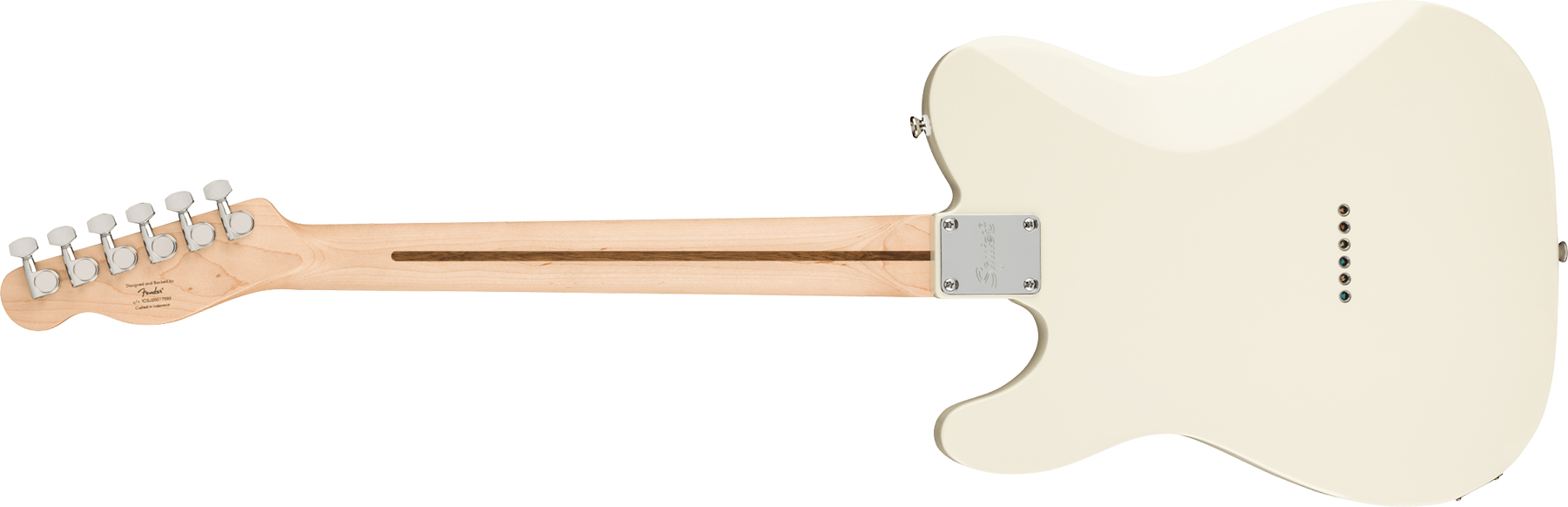 Squier Tele Affinity 2021 2s Lau - Olympic White - E-Gitarre in Teleform - Variation 1