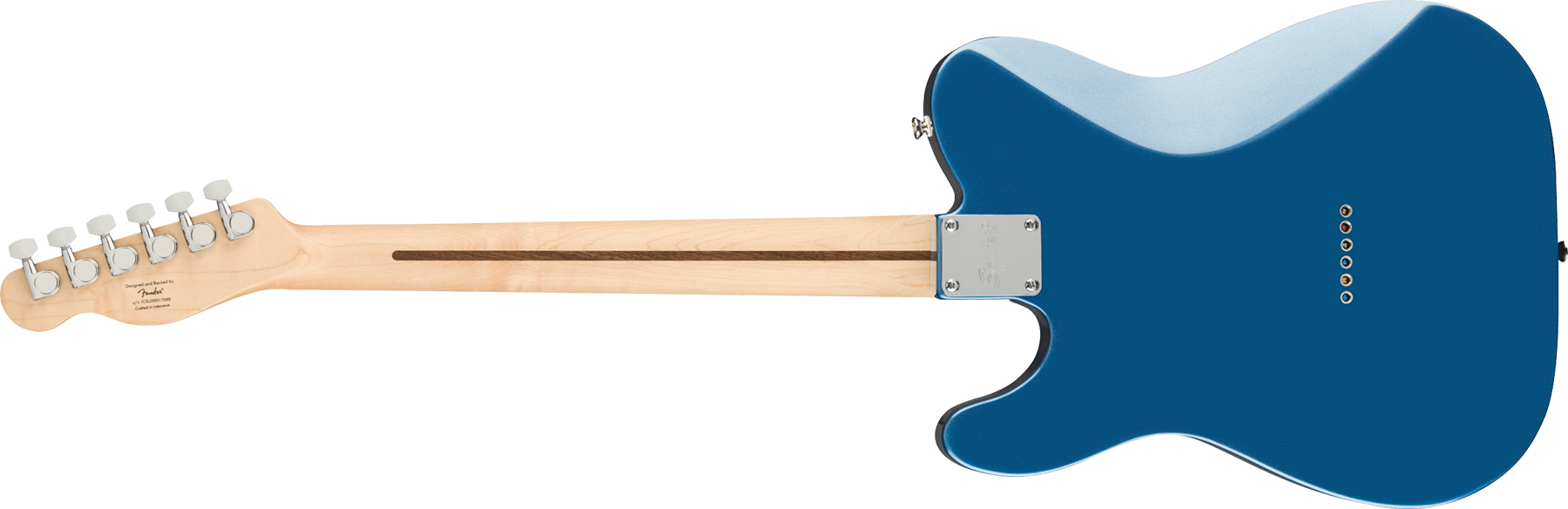 Squier Tele Affinity 2021 2s Lau - Lake Placid Blue - Semi-Hollow E-Gitarre - Variation 1