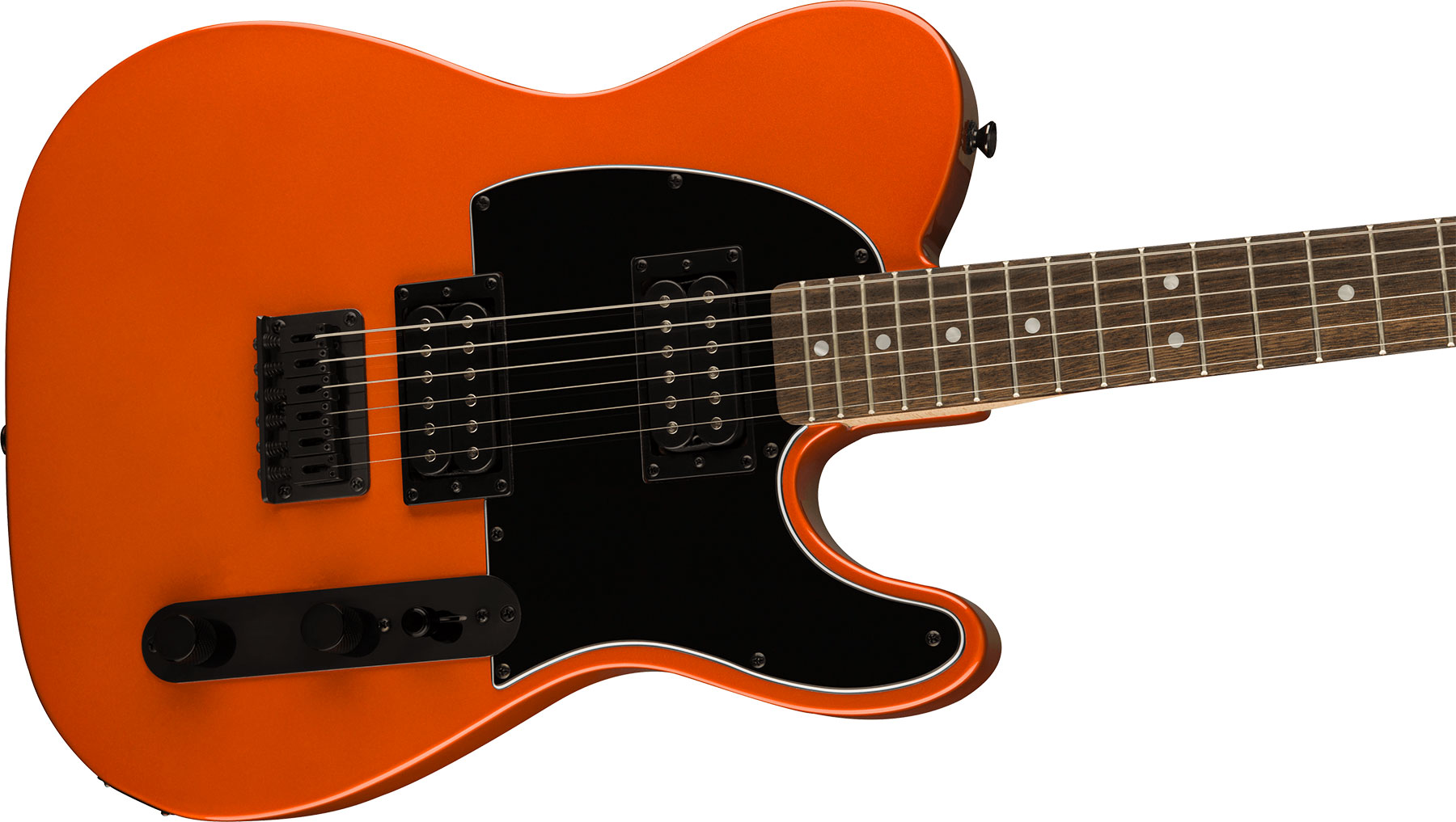 Squier Tele Affinity Hh Fsr 2h Ht Lau - Metallic Orange - E-Gitarre in Teleform - Variation 2