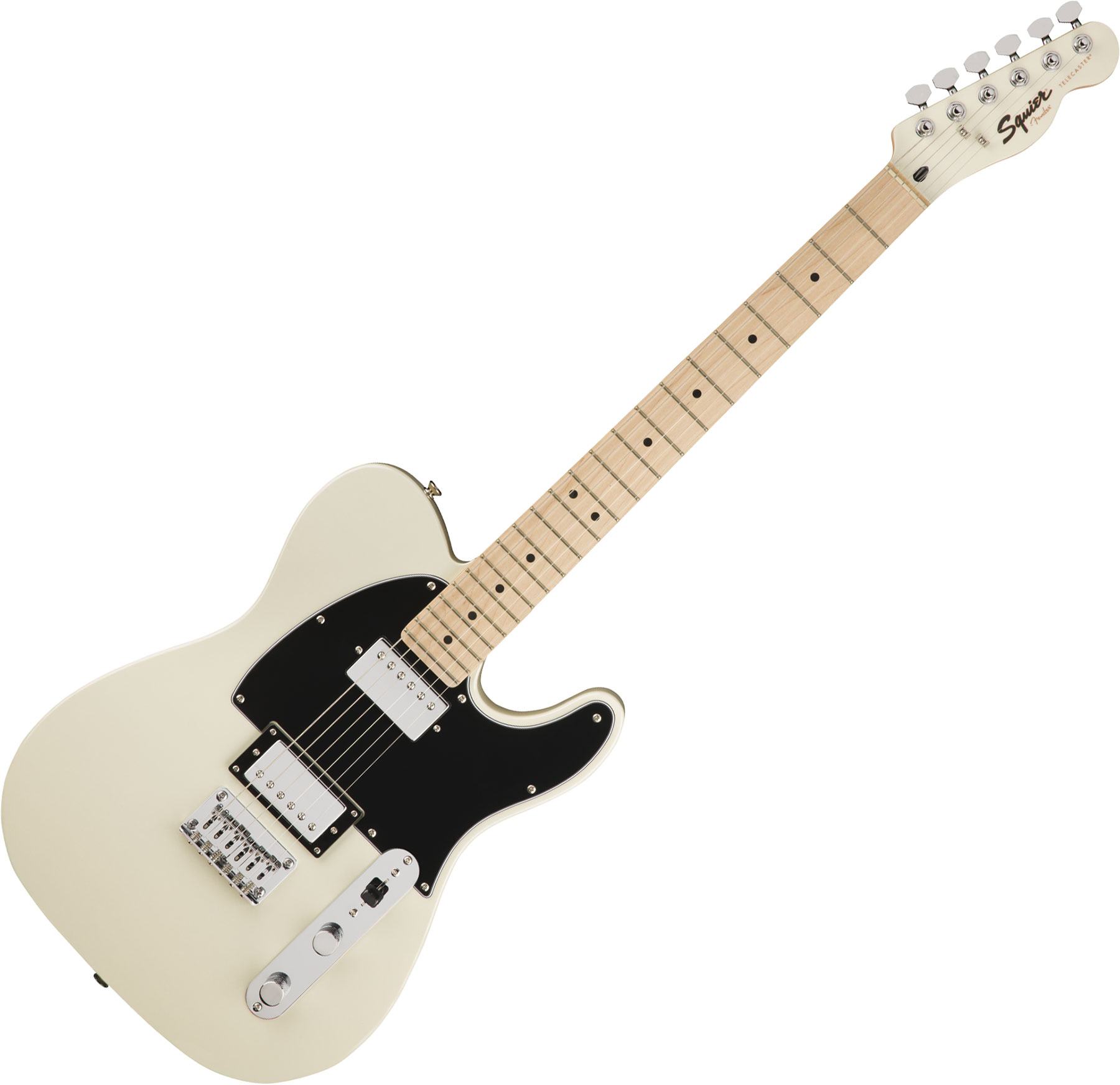 Solidbody e-gitarre Squier Contemporary Telecaster HH (MN) - pearl white  weiß
