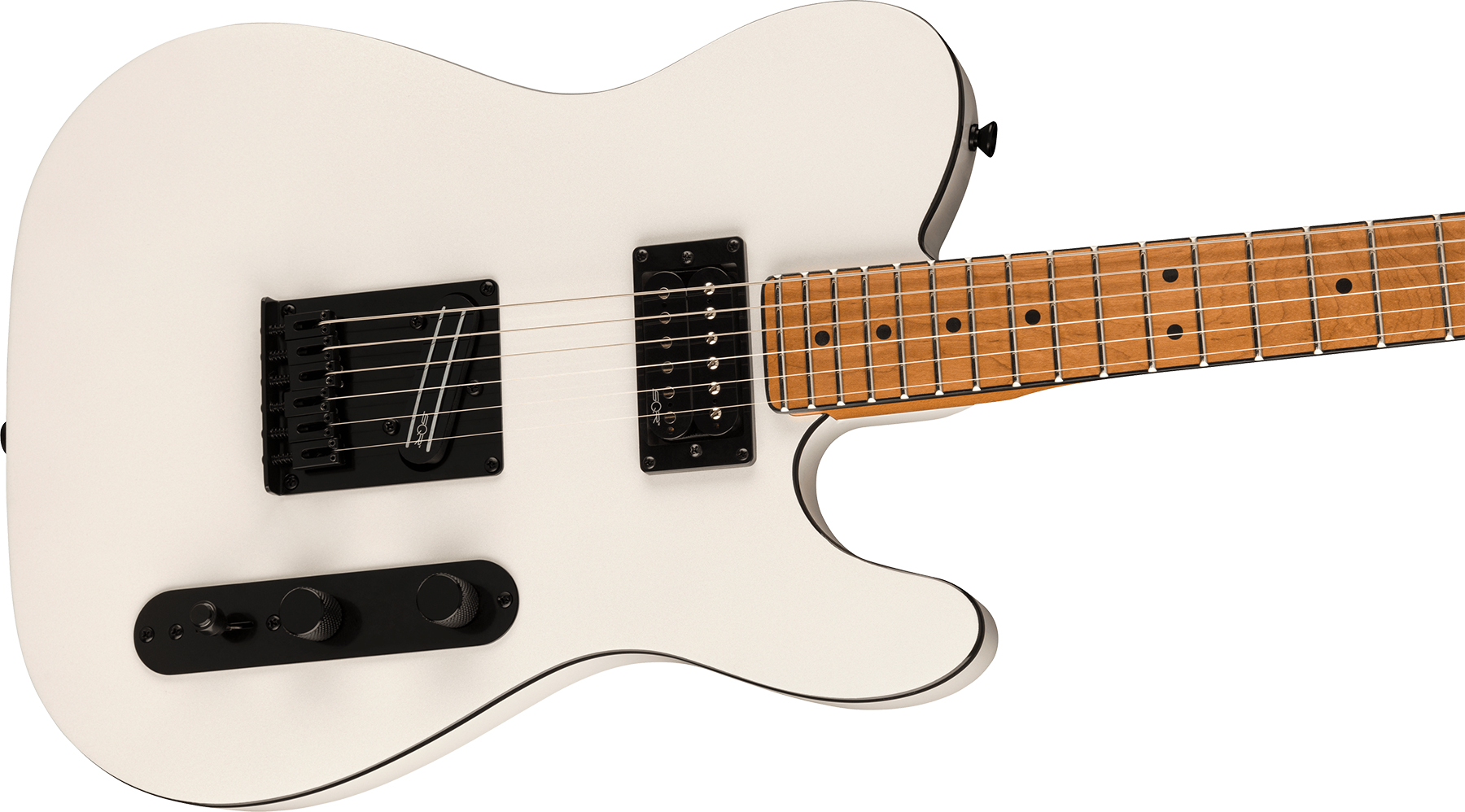 Squier Tele Contemporary Rh Hh Ht Mn - Pearl White - E-Gitarre in Teleform - Variation 2