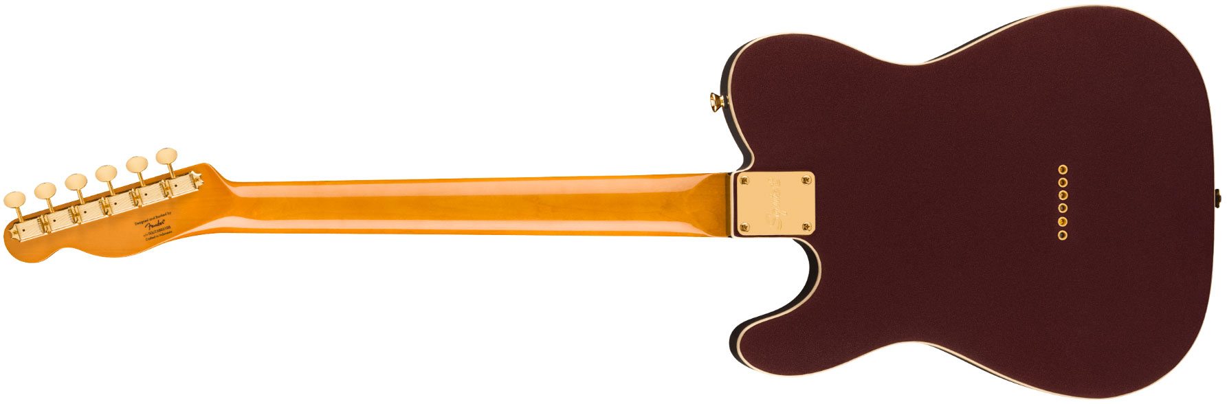 Squier Tele Custom 60s Classic Vibe Fsr Ltd 2s Ht Lau - Oxblood - E-Gitarre in Teleform - Variation 1