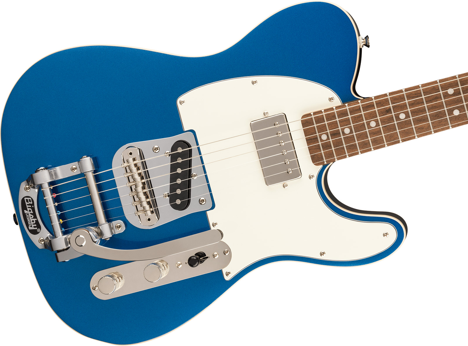 Squier Tele Custom Bigsby Classic Vibe Sh Trem Lau - Lake Placid Blue - E-Gitarre in Teleform - Variation 2
