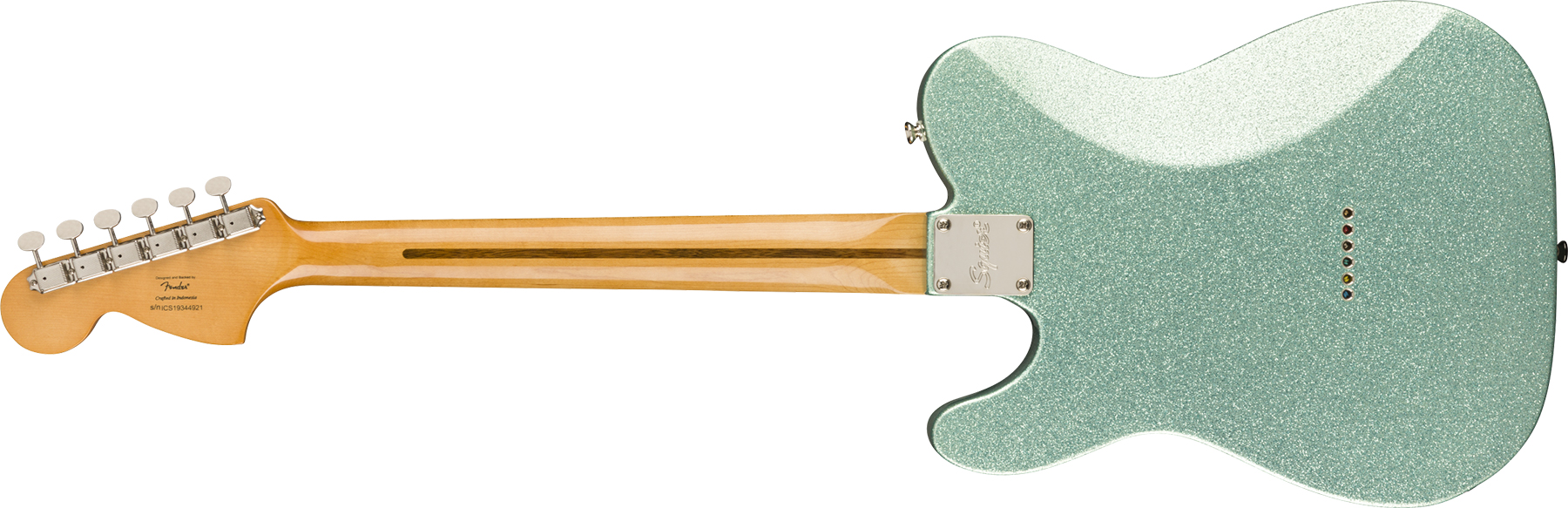 Squier Tele Deluxe Classic Vibe 70 Fsr Ltd 2020 Hh Htmn - Seafoam Sparkle - E-Gitarre in Teleform - Variation 1