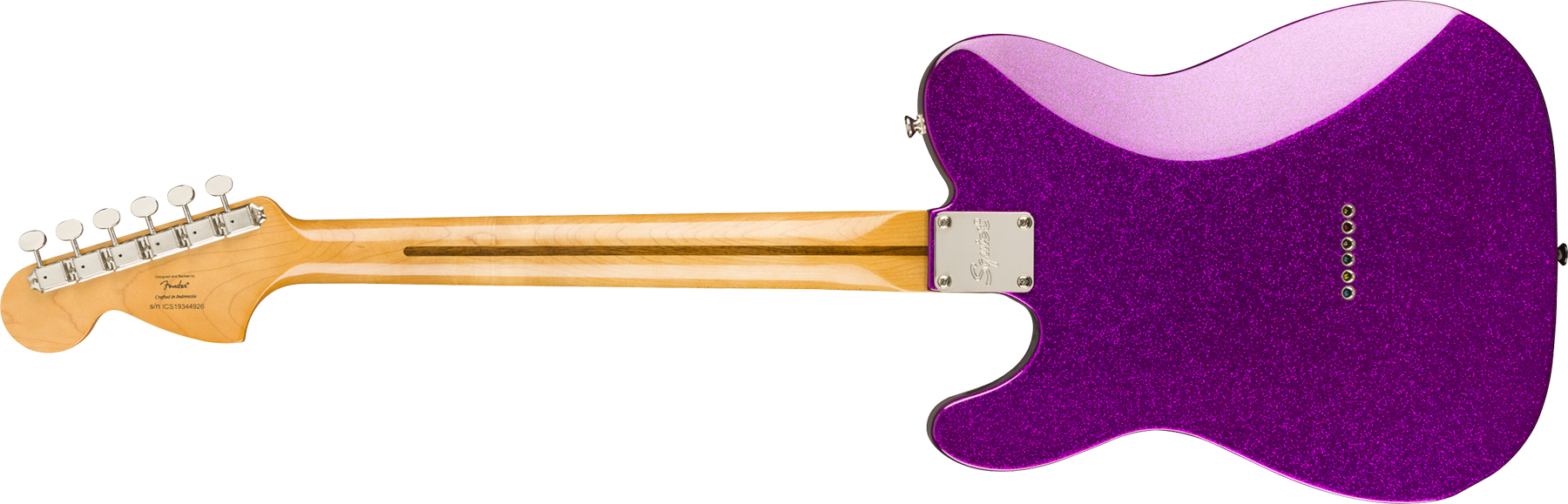 Squier Tele Deluxe Classic Vibe 70 Fsr Ltd 2020 Hh Htmn - Purple Sparkle - E-Gitarre in Teleform - Variation 1