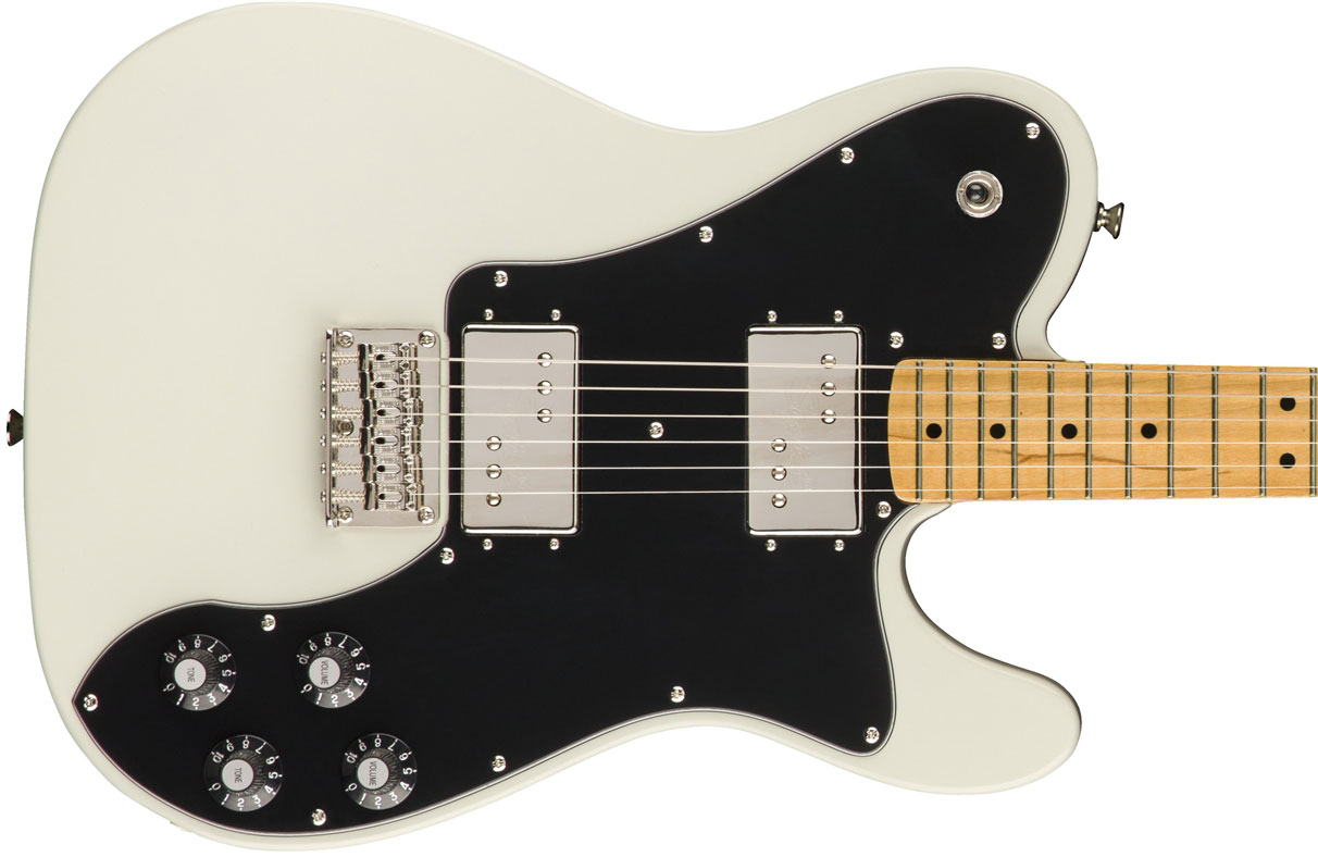 Squier Tele Deluxe Classic Vibe 70s 2019 Hh Mn - Olympic White - E-Gitarre in Teleform - Variation 1