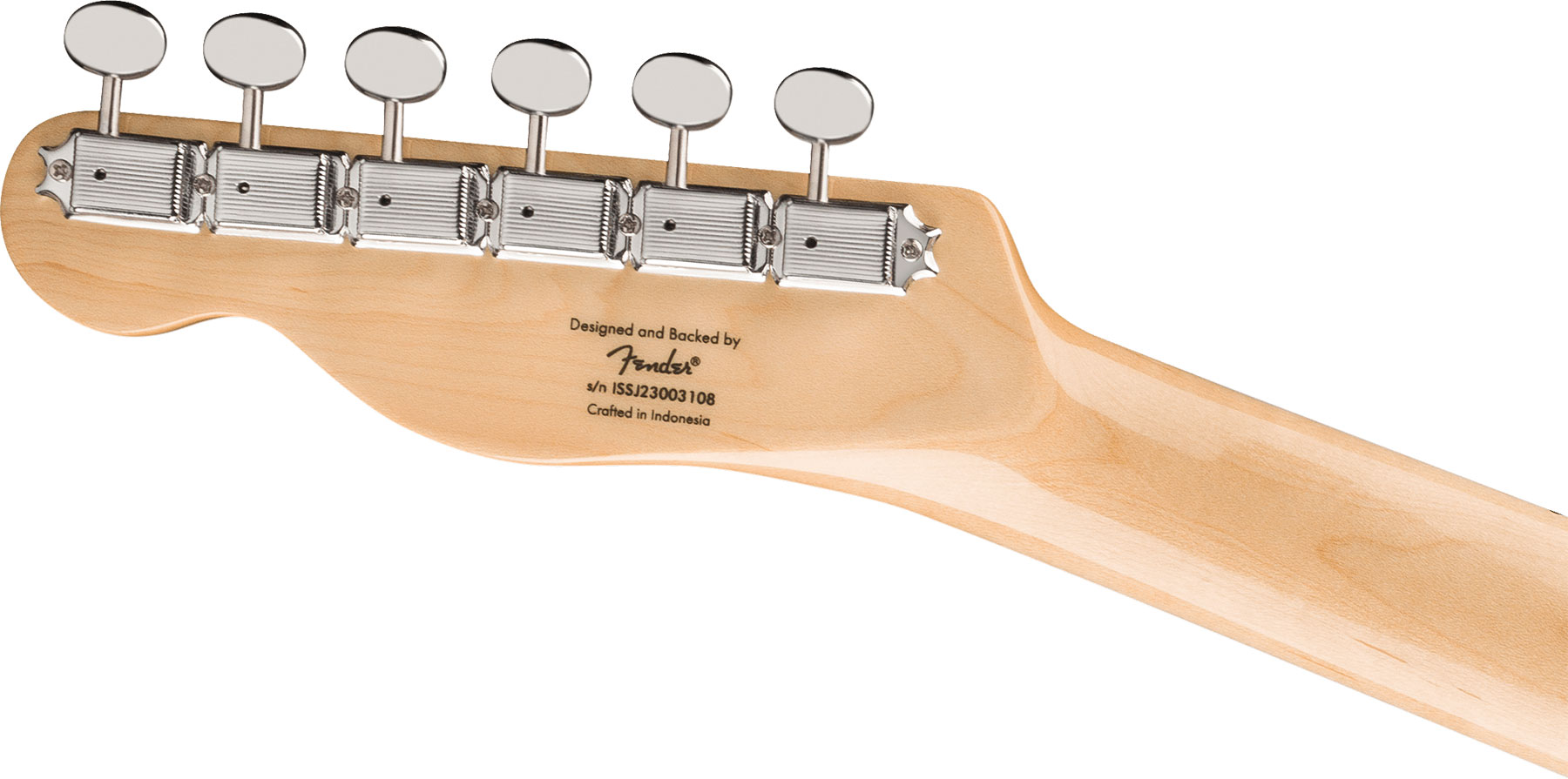 Squier Tele Sj Offset Paranormal 2s Ht Lau - Ice Blue Metallic - Retro-Rock-E-Gitarre - Variation 3