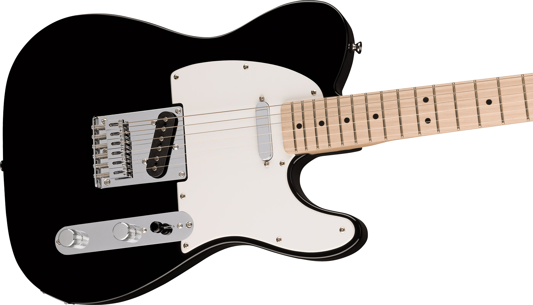 Squier Tele Sonic 2s Ht Mn - Black - E-Gitarre in Teleform - Variation 2