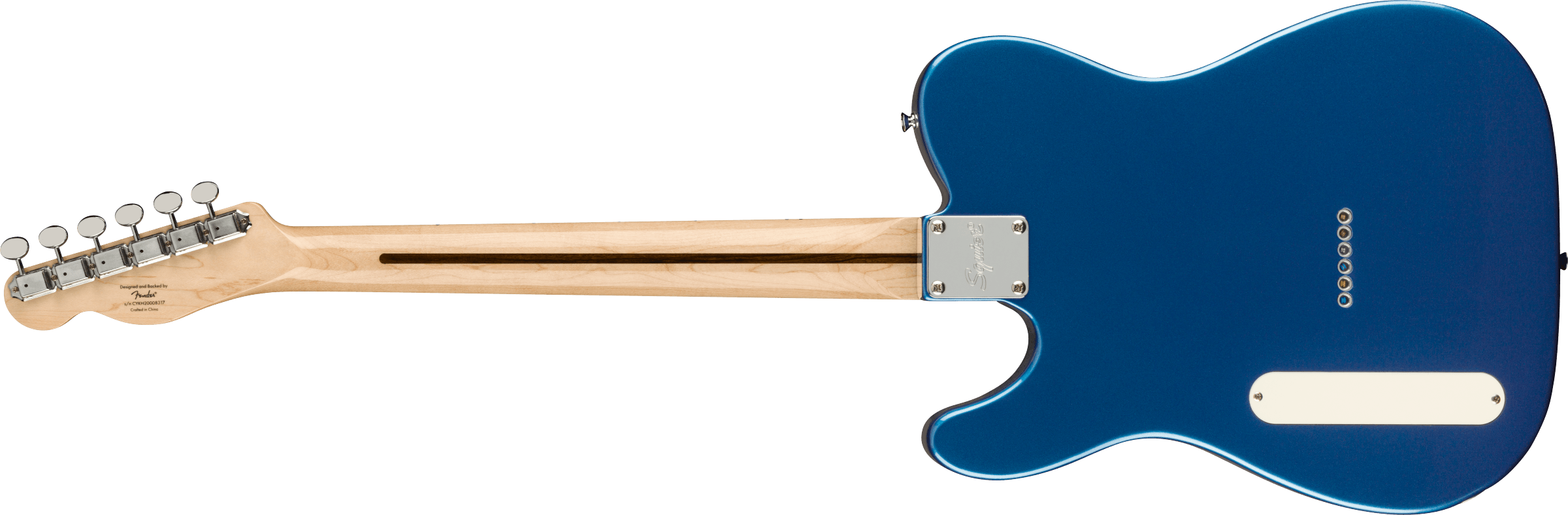 Squier Tele Cabronita Thinline Paranormal Ss Ht Mn - Lake Placid Blue - E-Gitarre in Teleform - Variation 1