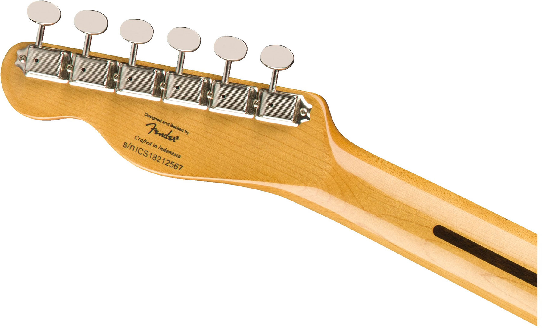 Squier Tele Thinline Classic Vibe 70s 2019 Hh Mn - Natural - Semi-Hollow E-Gitarre - Variation 3