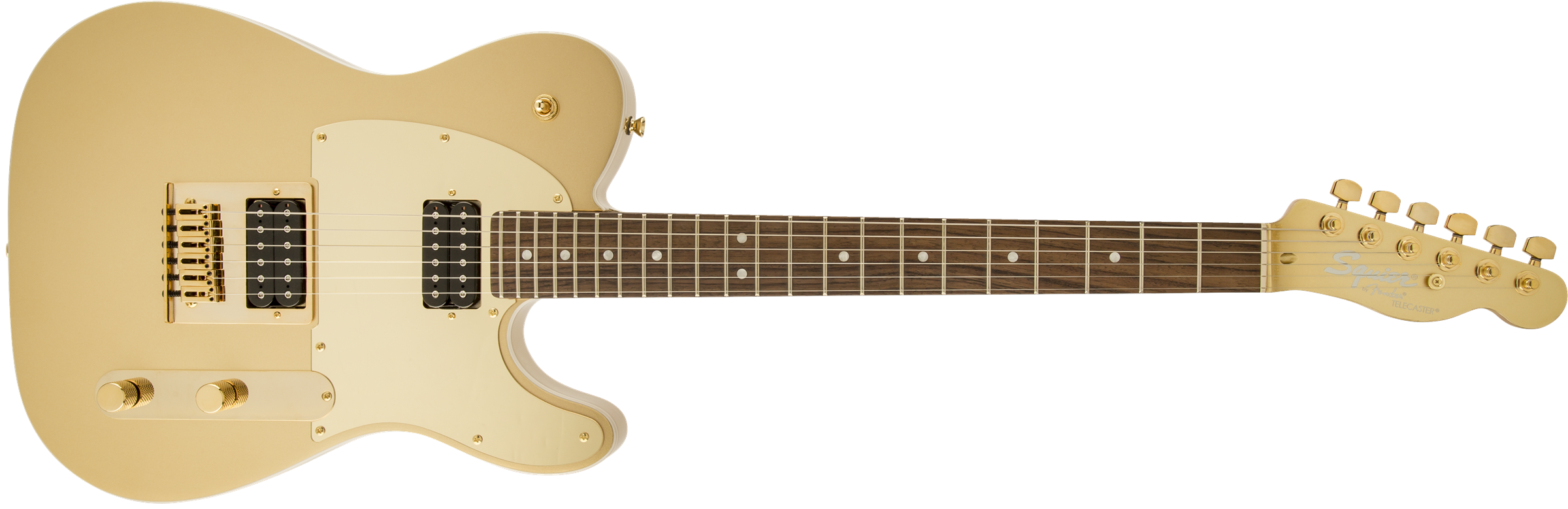 Squier Telecaster J5 (lau) - Frost Gold - E-Gitarre in Teleform - Variation 1