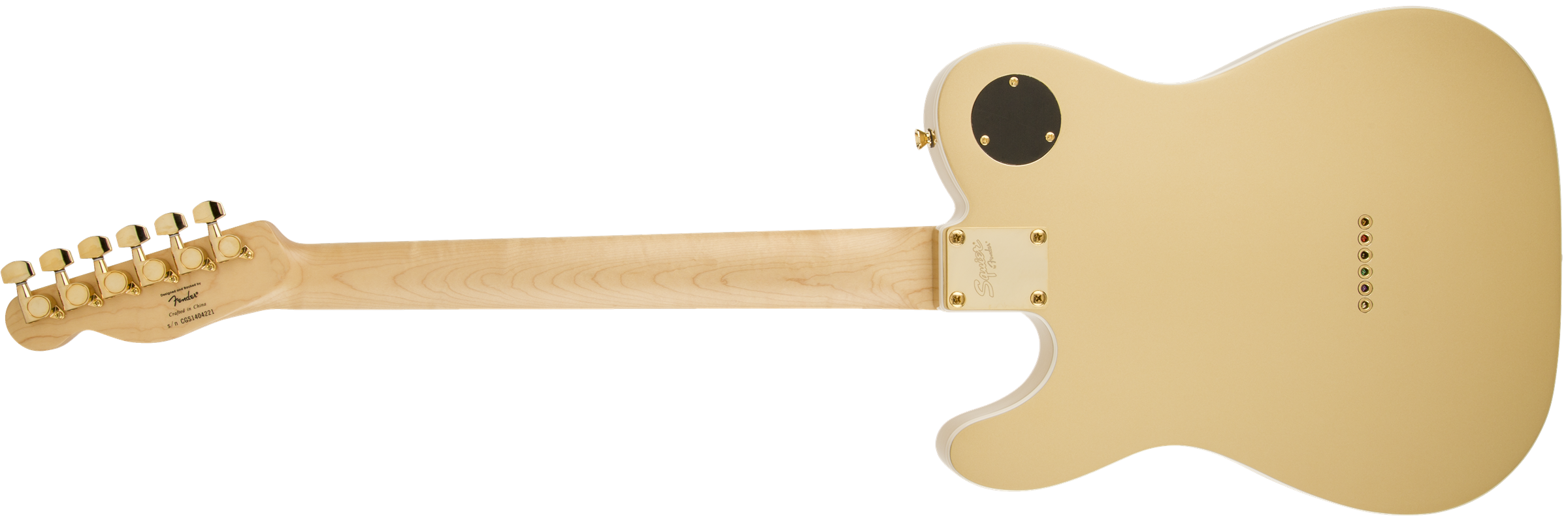 Squier Telecaster J5 (lau) - Frost Gold - E-Gitarre in Teleform - Variation 2