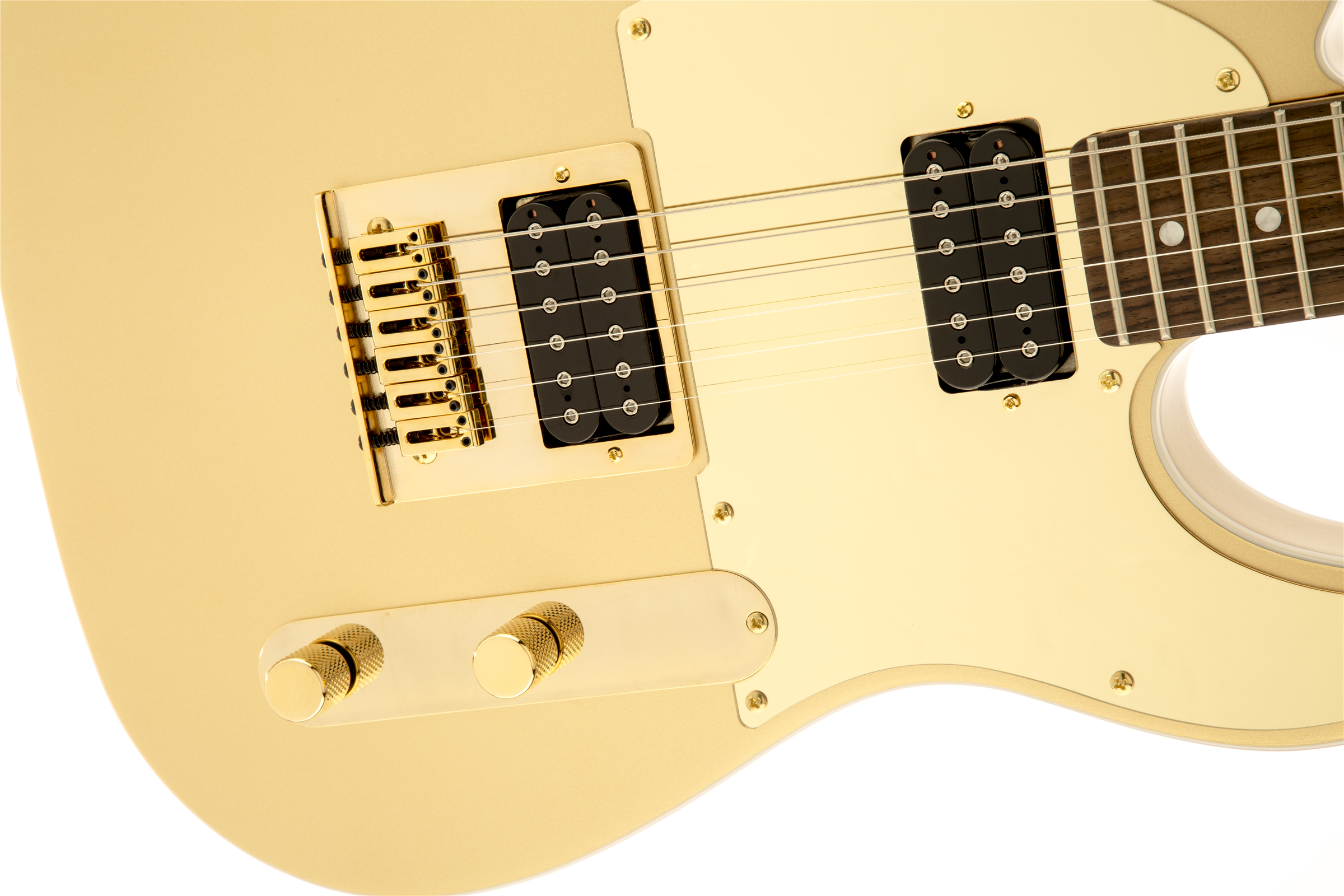Squier Telecaster J5 (lau) - Frost Gold - E-Gitarre in Teleform - Variation 3