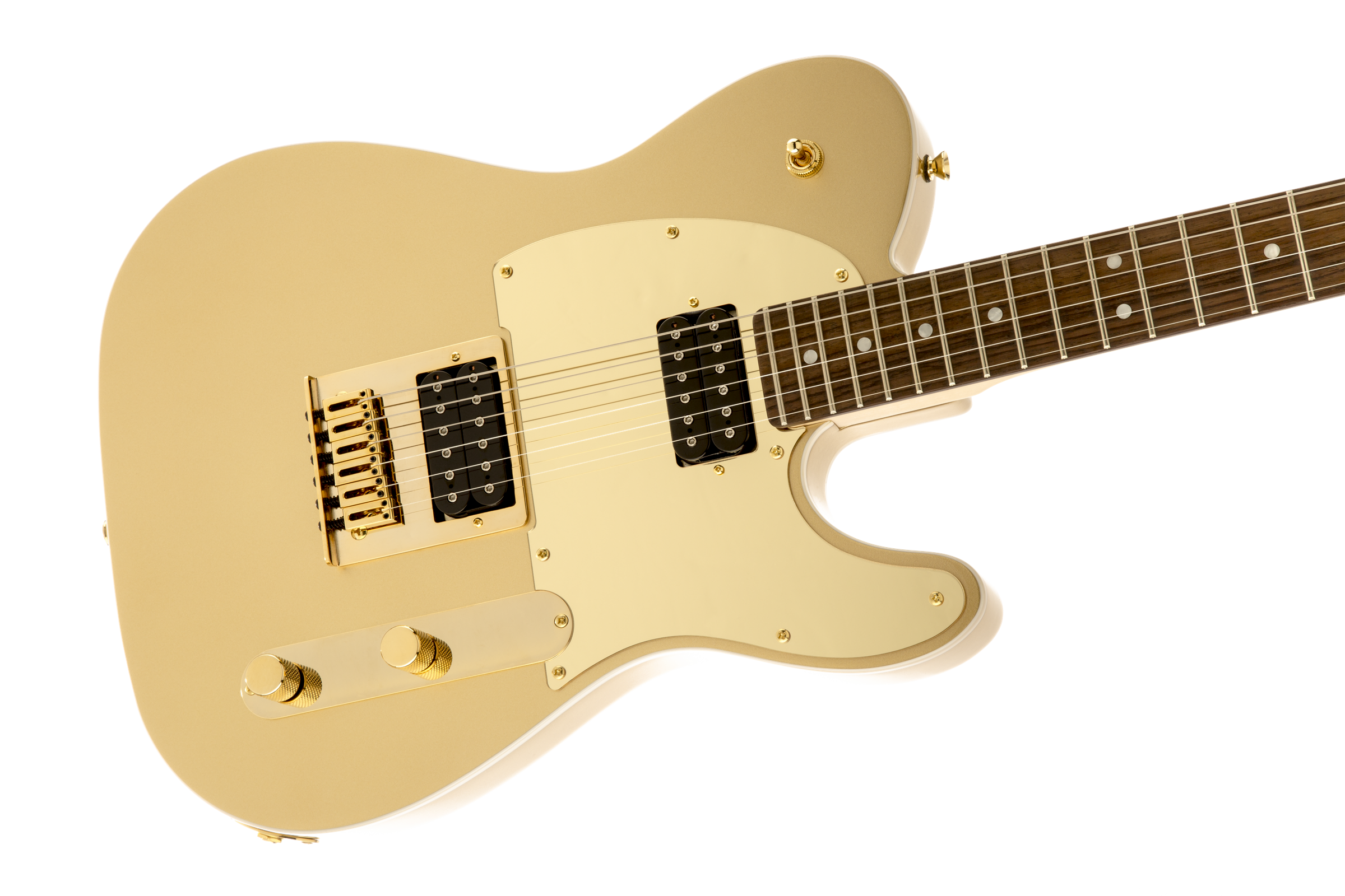Squier Telecaster J5 (lau) - Frost Gold - E-Gitarre in Teleform - Variation 4