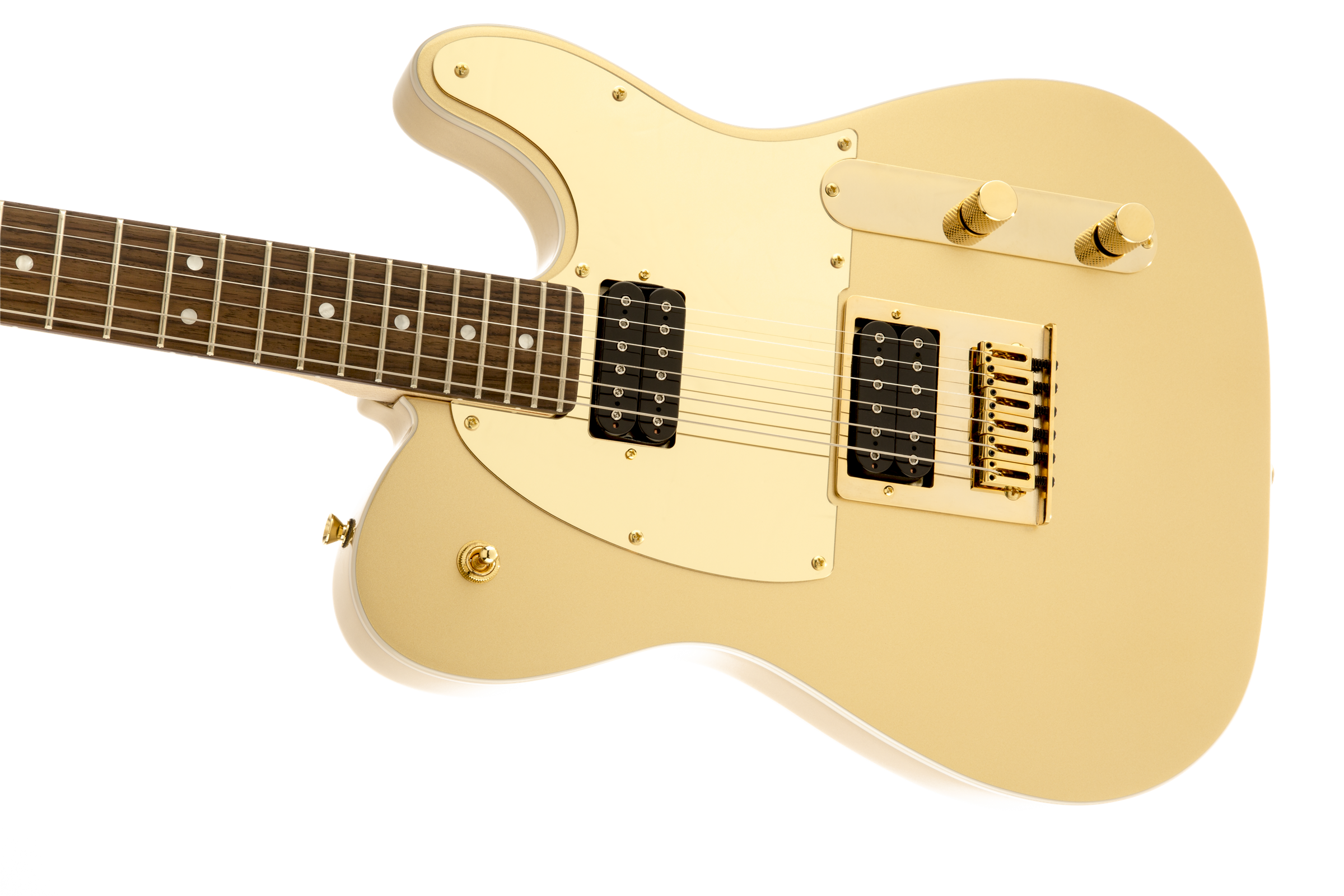 Squier Telecaster J5 (lau) - Frost Gold - E-Gitarre in Teleform - Variation 5