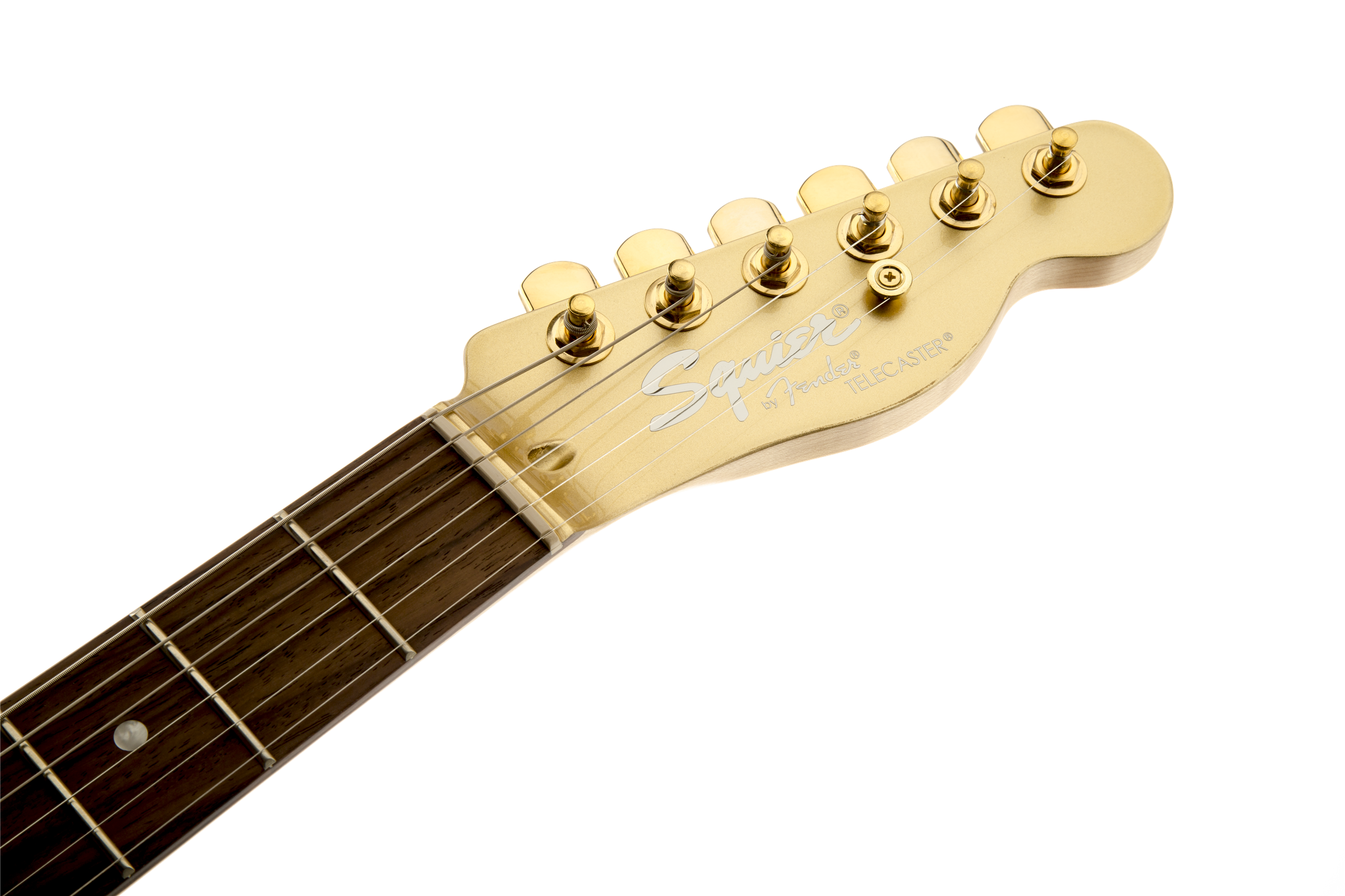 Squier Telecaster J5 (lau) - Frost Gold - E-Gitarre in Teleform - Variation 6