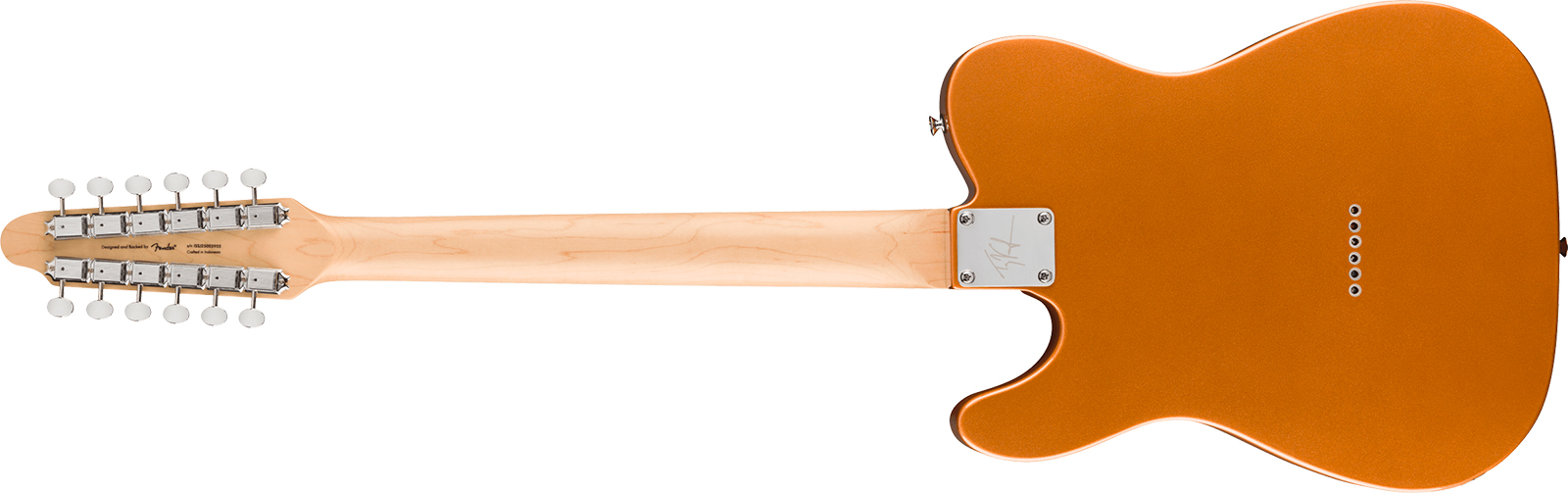 Squier Troy Van Leeuwen Tele Xii Paranormal Ind Signature 12c 2s Ht Lau - Copper Age - Signature-E-Gitarre - Variation 1