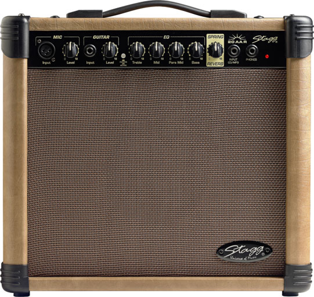 Mini verstärker für akustikgitarre Stagg 20 AA R EU