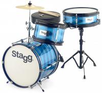 Junior Drum Set + Hardware - 3 kessel - bleu