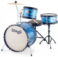 Junior Drum Set 3/16B + Hardware - 3 kessel - bleu