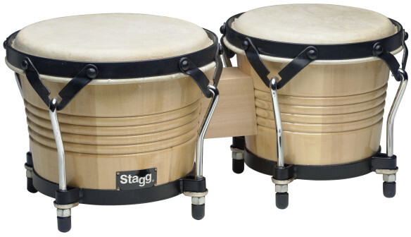 Stagg Bw-200-n Bongos Latins En Bois 7,5