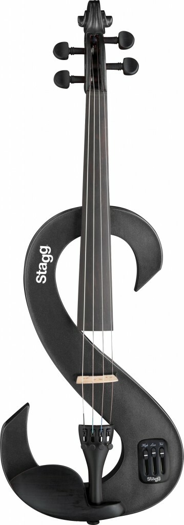 Stagg Evn 4/4 Mbk - Elektrische Violine - Main picture