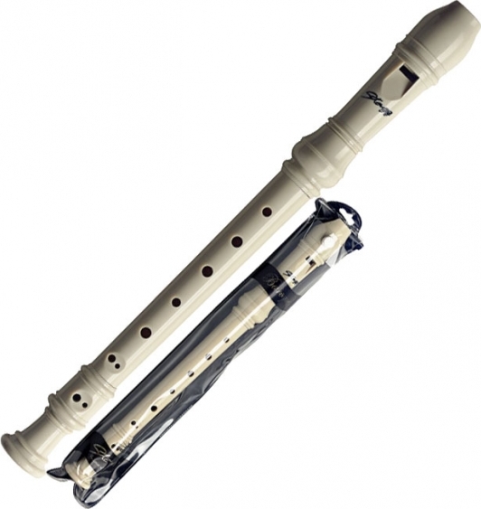 Stagg Flute A Bec Plastique Doigte Baroque - Schule Blockflöten - Main picture