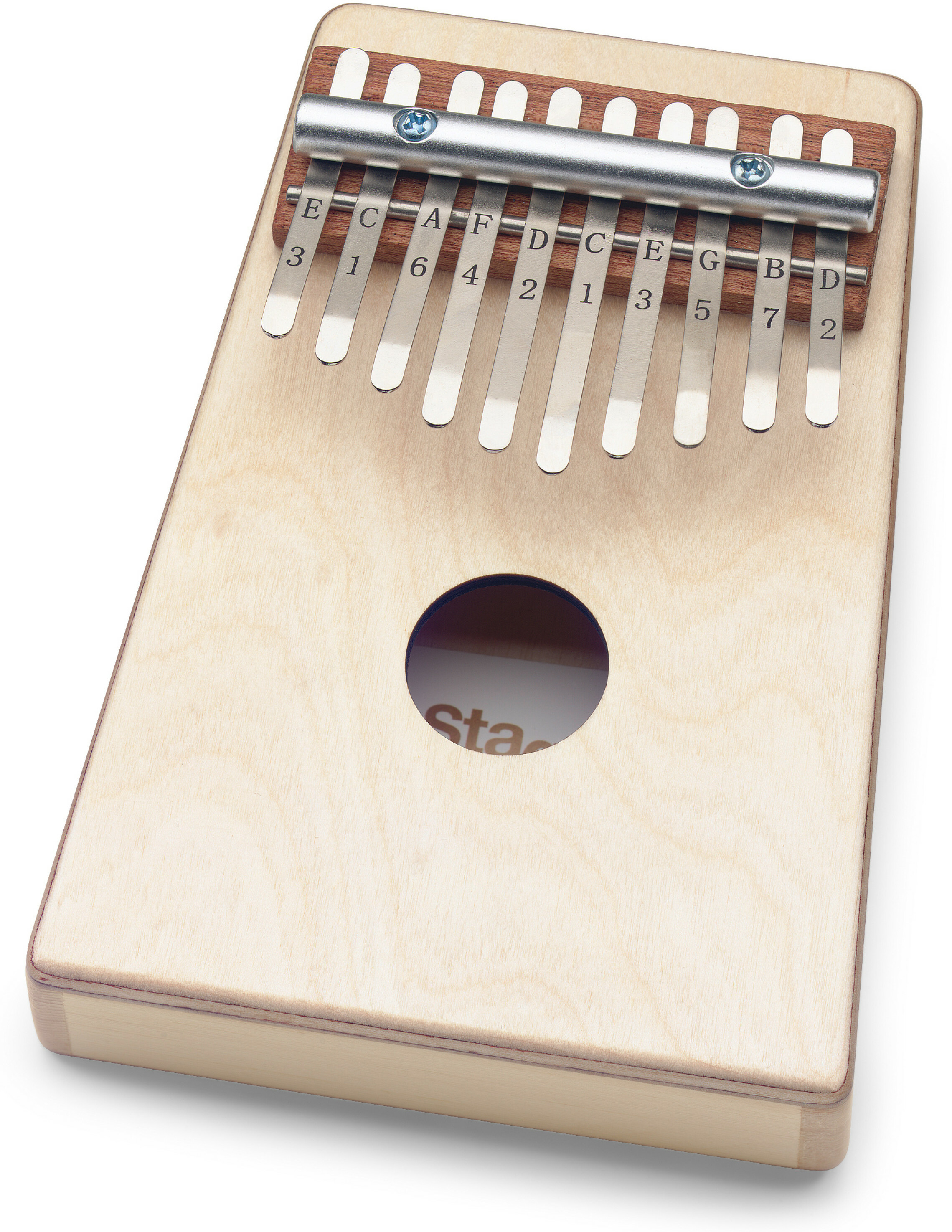 Stagg Kalimba Enfant 10 Notes Naturel - Schlagzeug schlagen - Main picture